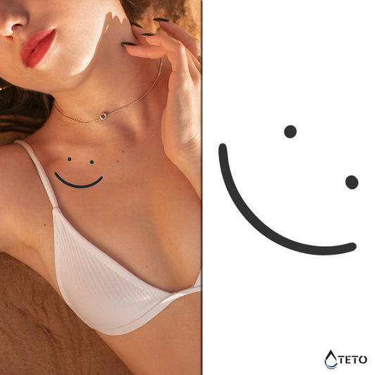 Sonrisa – Semipermanente - Tatuajes Temporales TETO
