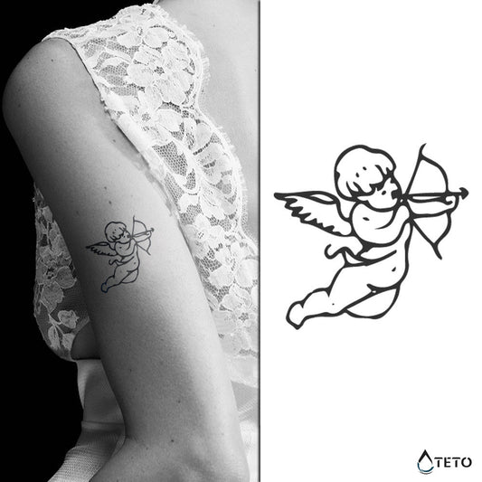 Cupido del amor – Semipermanente - Tatuajes Temporales TETO