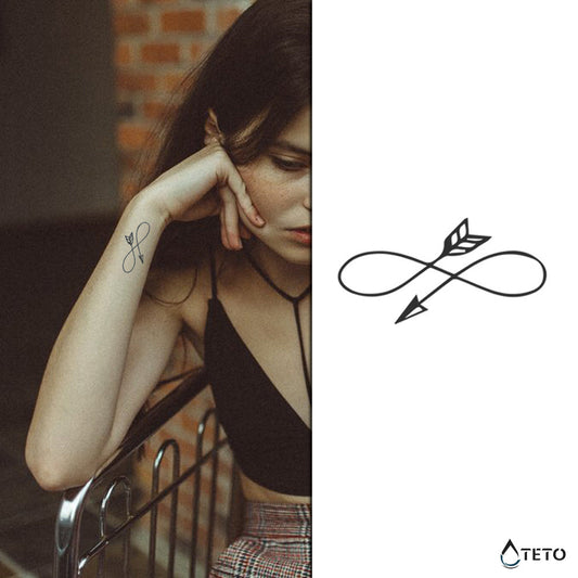 Infinito – Semipermanente - Tatuajes Temporales TETO