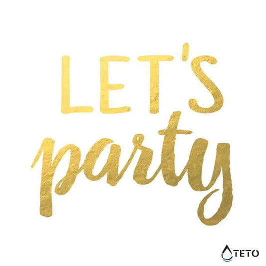 Vamos de fiesta - TETO - Tatuajes Temporales
