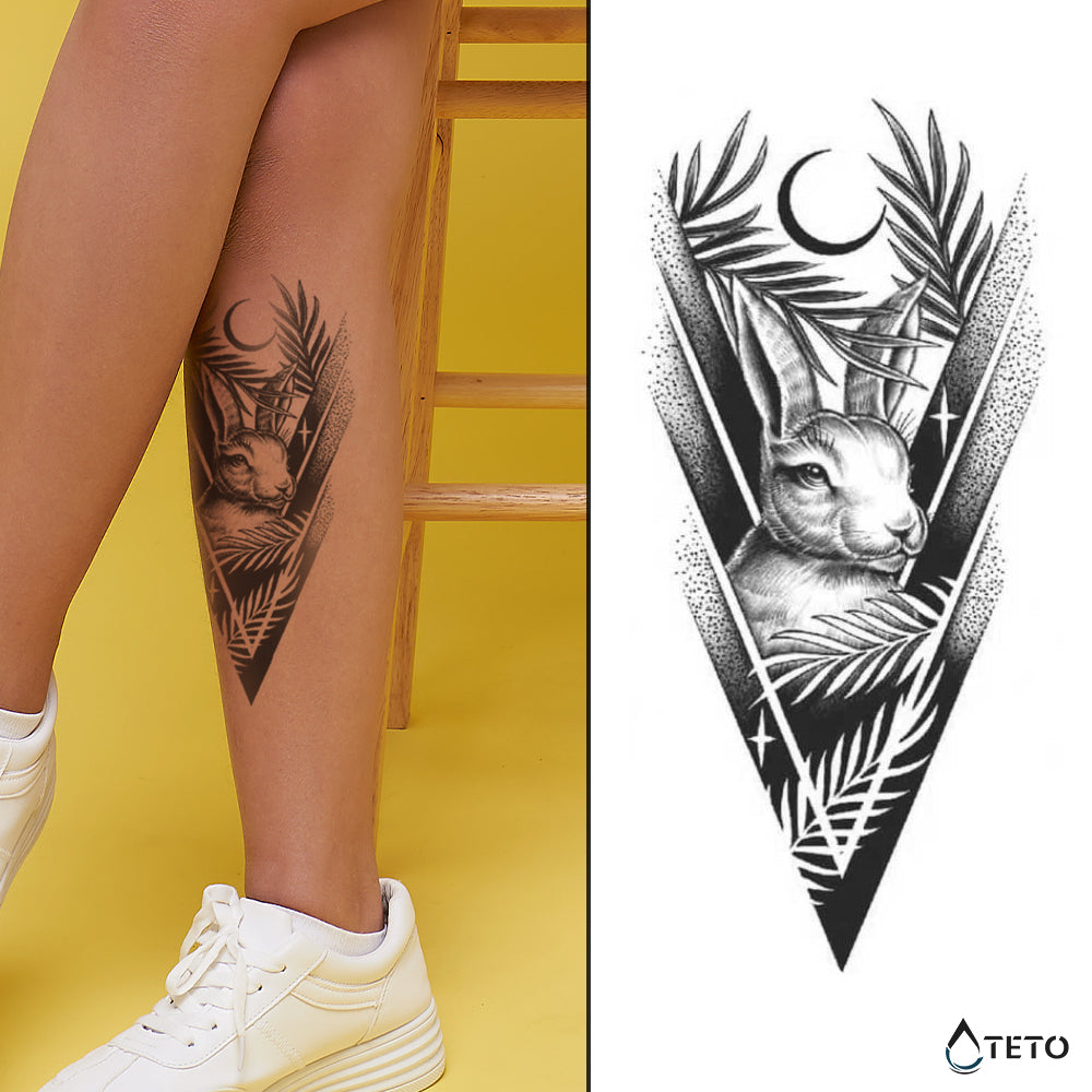 Liebre – Semipermanente - TETO - Tatuajes Temporales