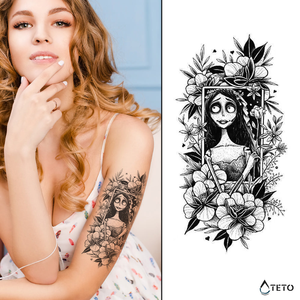 El cadáver de la novia – Semipermanente - TETO - Tatuajes Temporales