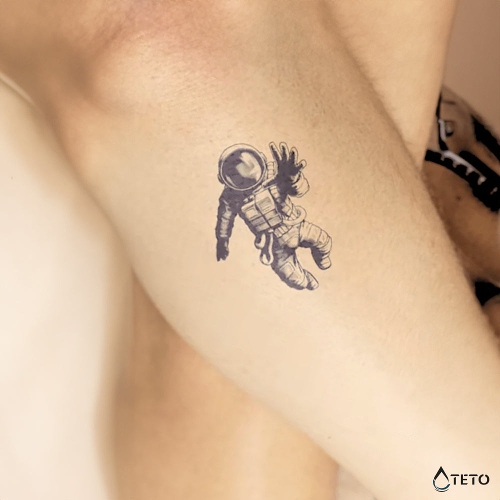 Astronauta – Semipermanente - TETO - Tatuajes Temporales