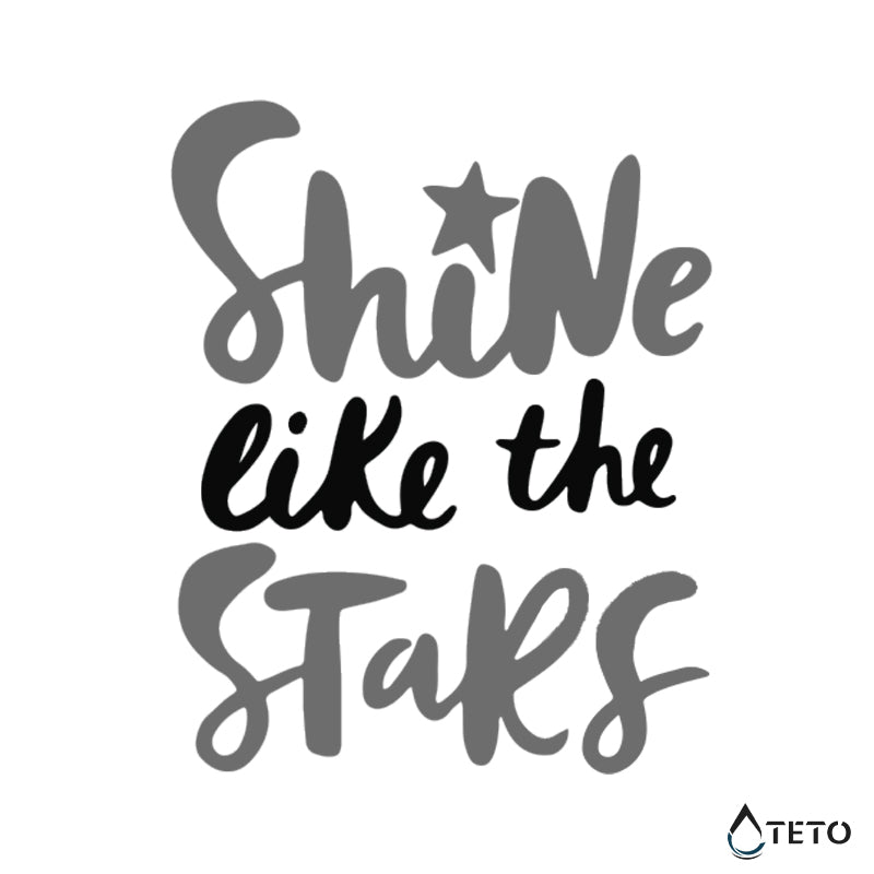 Brillas como estrellas - Tatuajes Temporales TETO