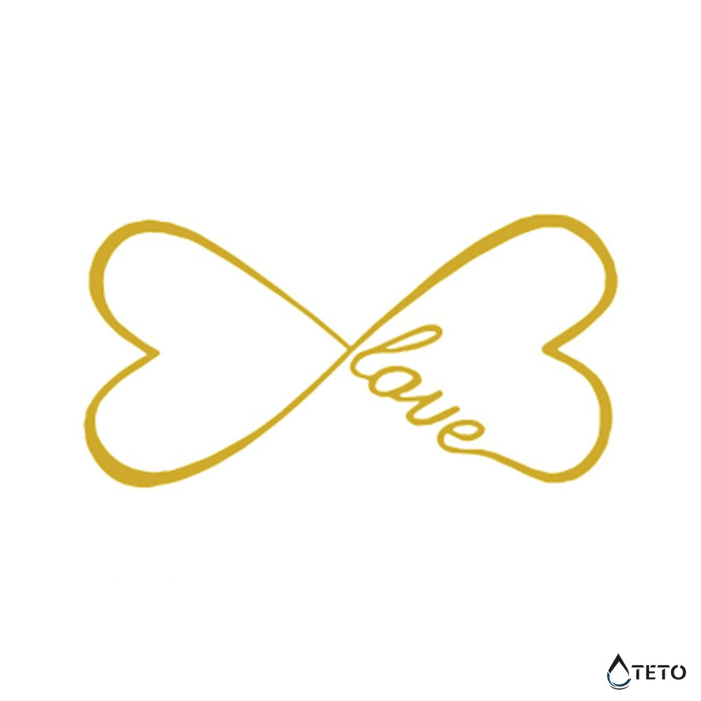 Amor – infinito - Tatuajes Temporales TETO
