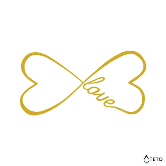 Amor – infinito - Tatuajes Temporales TETO