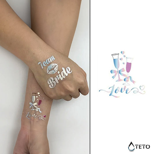 Celebra el amor – Love - Tatuajes Temporales TETO