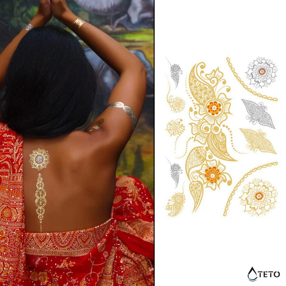 Mariposas y alas - set - Tatuajes Temporales TETO