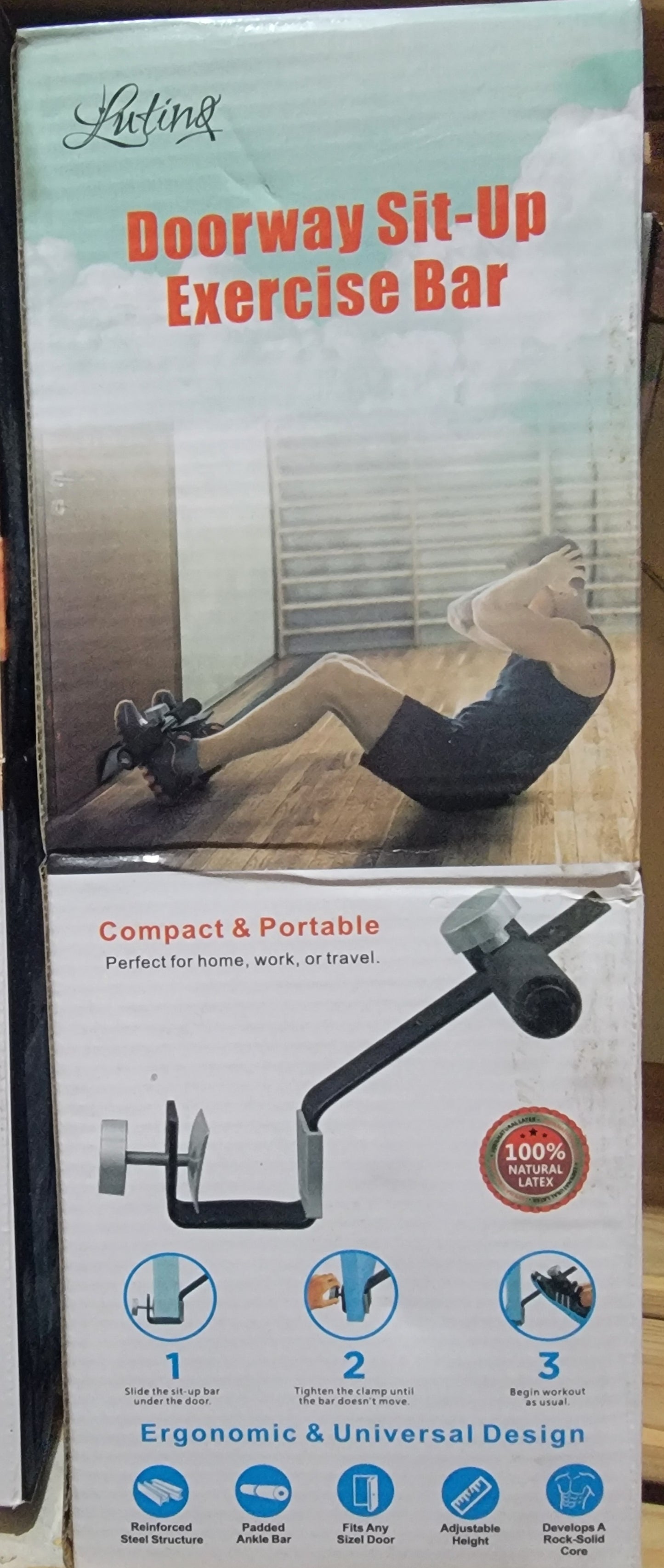 Barra para Abdominales Ajustable para Puerta