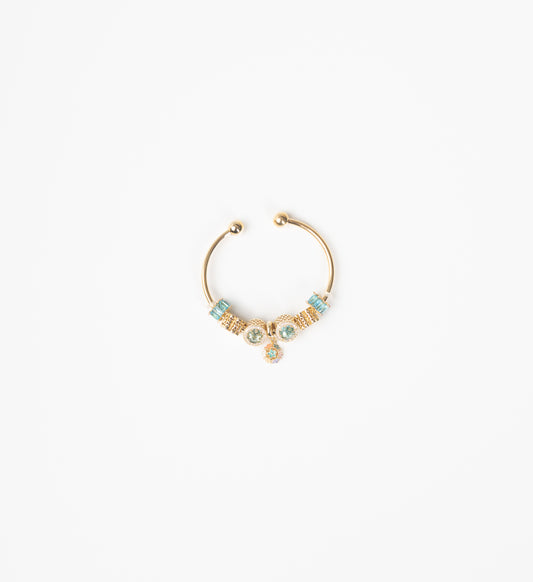 Brazalete azul aguamarina